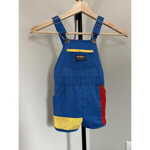 Vintage 80s/90s OshKosh B'gosh Colorblock Overalls - Made in USA
